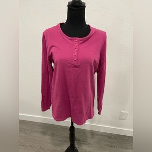 Worn long sleeve shirt